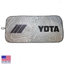 For Toyota Sequoia Windshield Sun Shade Topographic Map Sun Visor UV Block