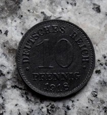 10 Pfennig 1918 Kursm&uuml;nze Deutsches Kaiserreich ohne M&uuml;nzzeichen Top Pr&auml;gefrisch
