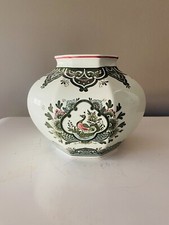 Vase vintage en porcelaine Villeroy et Boch modèle « Paon »