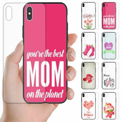 For Samsung Galaxy Series Mother's Day Theme Tempered Glass Phone Back Case #1