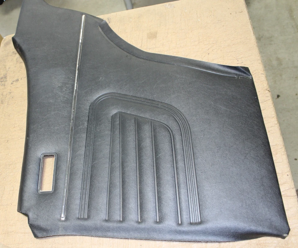 1973 1974 Ford Mercury Capri новый из старых запасов черный RH интерьер внутри четверть отделки панели - Изображение 2 из 4