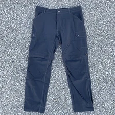 Kuhl Pants Mens 38x32 Gray Renegade Convertible Stealth Hiking Trail Outdoors