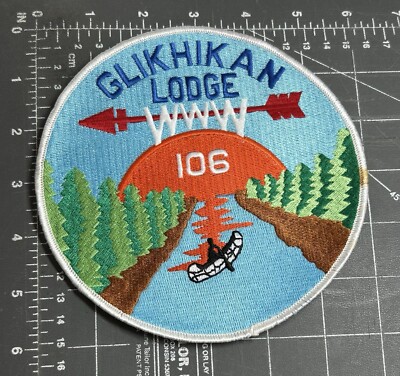 Order Of The Arrow OA Lodge 106 Glikhikan WWW Two Rivers Council IL Emblem Patch