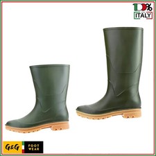 G&G Stivali e Tronchetti Uomo in PVC Lavoro Pioggia Pesca Made in Italy