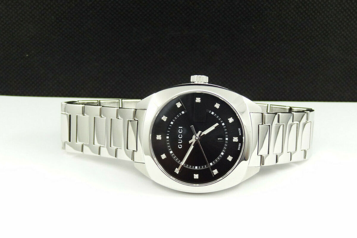 GUCCI YA142404 Diamond Dial Silver Tone 142.4 Series Women's GUCCI YA142404 Diamond Dial Silver Tone 142.4 Series Women's