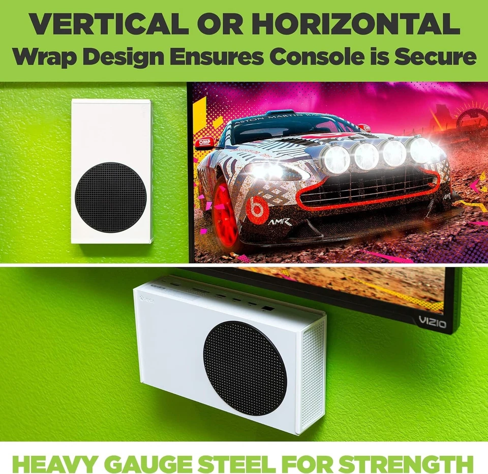 HIDEit Series S White Steel Wall Mount for Xbox Series S - Image 4 of 4