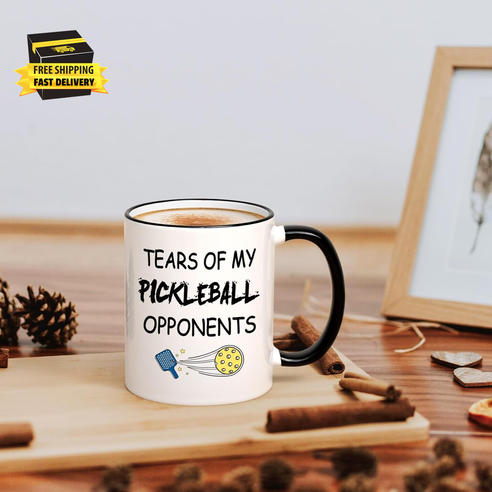 Pickleball Opponent Tears Mug - Fun Gift for Women and Men Who Love Pickleball