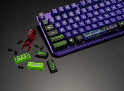 Limited Edition EVANGELION EVA-01 ASUS ROG Strix Scope RX Keyboard