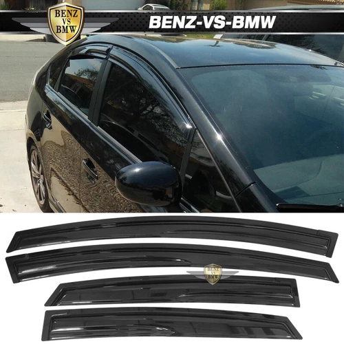 Fits 10-15 Toyota Prius XW30 Mugen Style Acrylic Window Visors Rain Guard 4Pc
