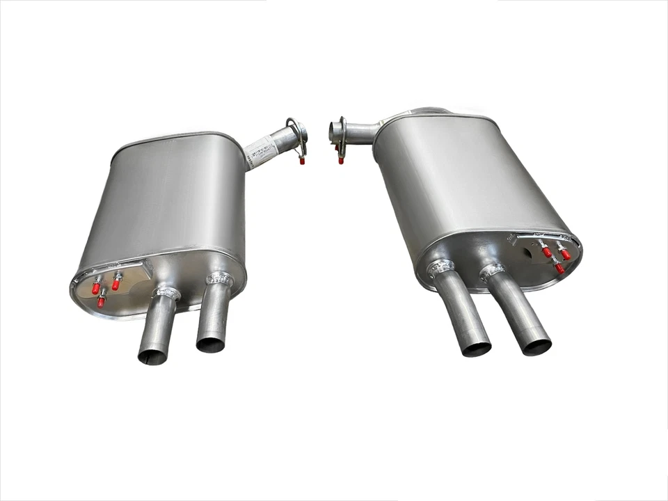 Пара глушителей выхлопной системы подходит: 2004-2008 Nissan Maxima 3,5 л - Изображение 3 из 4