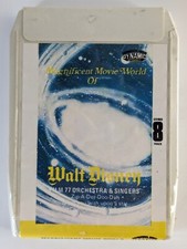 Magnificent Movie World Of Walt Disney Stereo 8 Track Cartridge 1973 Unopened