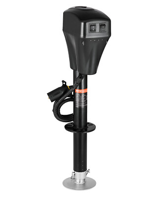 Electric Trailer Jack 5000 lbs Power Tongue Jack for RV Trailer & Camper Black