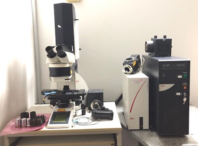Leica DM5500Q Confocal Spectral Detector TCS SPE Laser Scanning Microscope