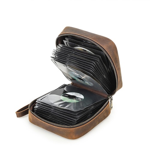 Runde CD Discs Halter Etui 56pcs Aufbewahrung Auto Zuhause Reise Disc Tasche - 第 1/5 張圖片