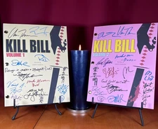 Kill Bill Vol. 1 & Kill Bill Vol. 2 Scripts Signed- Autograph Reprints