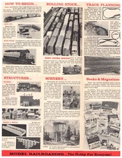 1950s Railroad Model Building "The Hobby of Scale Railroading " Vintage Booklet