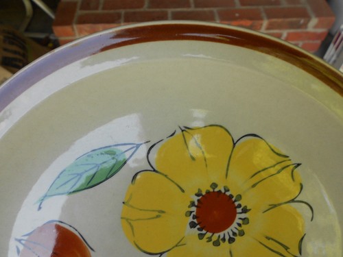 Topaz BOUQUET Stoneware 10.5" DINNER PLATE Japan Vintage - Picture 5 of 6