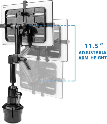 Premium Tablet ELD Mount for Cars - Carbon Fiber - Picture 8 of 9