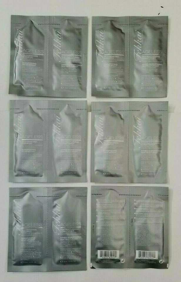 FEKKAI AGELESS Rejuvenating shampoo 0.3 oz/conditioner 0.3 oz (25 sample packet) - Image 3 of 3