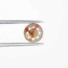 1.09 CT Natural Grey Round Cut Polished Diamond 5.90mm for Ring