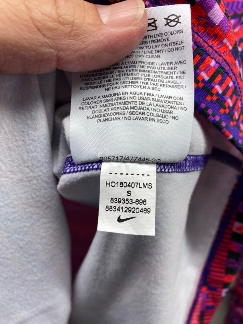 Nike Pro Hyperwarm Running Jacket Half Zip Thumb … - image 7