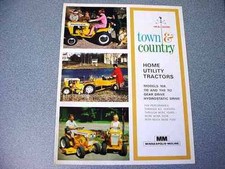 Minneapolis Moline Home Utility Tractors Color Brochure Nice Rarer Piece