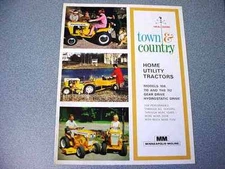 Minneapolis Moline Home Utility Tractors Color Brochure Nice Rarer Piece