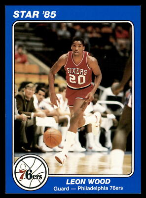 1985 Star Team Supers 5x7 #PS5 Leon Wood - EX - EXACT SCAN