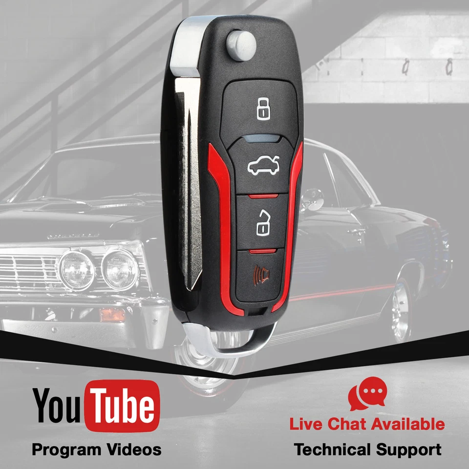 Remote Key Fob for 2004 2005 2006 2007 2008 2009 Lincoln Town Car CWTWB1U345 Foto 3 de 4