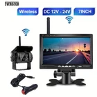 Wireless Vehicle Backup Cameras 7" Monitor Parking Assistance System RV/SUV/Van