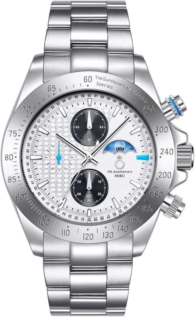 The Quintessential Quintuplets White Wedding Chronograph Watch