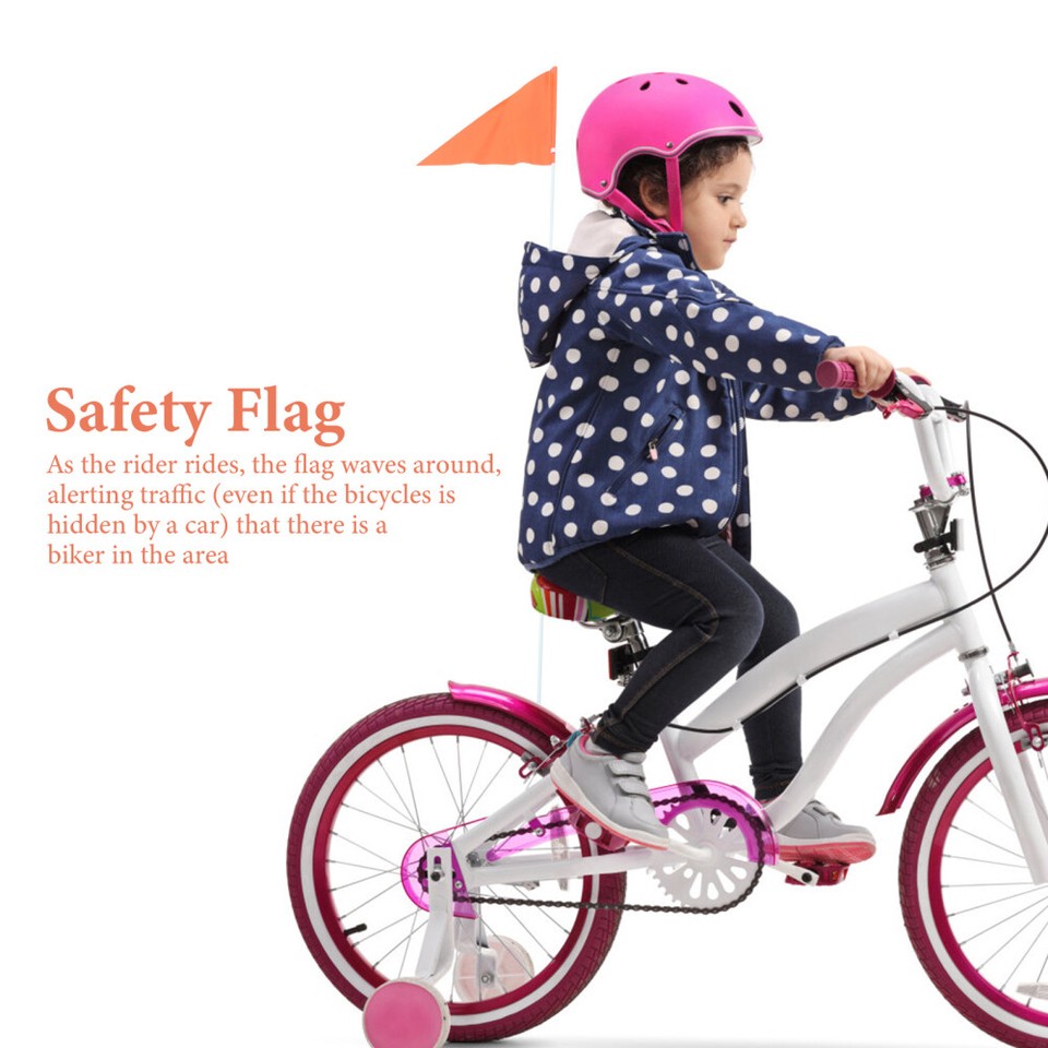 2 Sets Safety Flag Trailer Safety Flag Bike Trailer Kids Bike Flag eBay