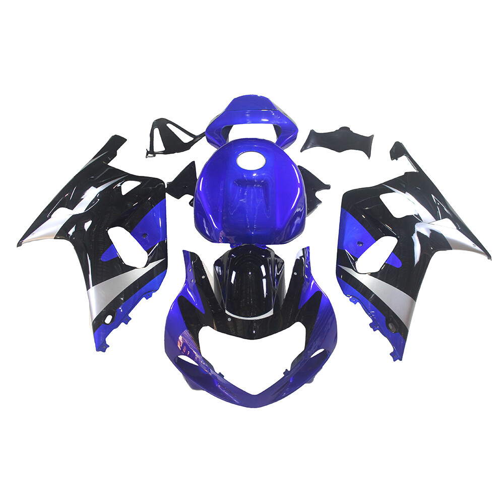 Blue Black Fairing Kit for Suzuki GSXR600 GSXR750 K1 2000-2003 01 ABS Bodywork