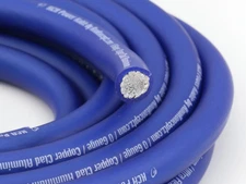 KnuKonceptz KCA Blue TRUE AWG 1/0 Gauge Battery Power Wire Ground Cable 20 Feet