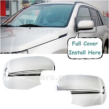 Chrome Side Rear View Mirror Covers Trims For 2006-2013 Suzuki Grand Vitara