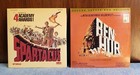 LOT 2 Laserdisc SPARTACUS Kirk Douglas Olivier~BEN HUR Charlton Heston Letterbox — photo 1