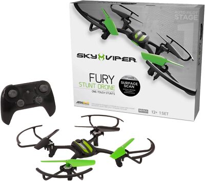 Sky Viper Fury Stunt Drone with Surface Scan Technology