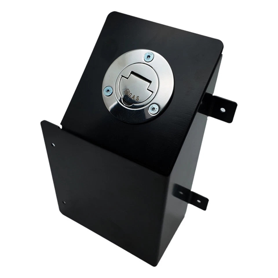 Kit de reubicación de tapa de puerta de gas de llenado de combustible para camioneta Chevy GMC C10 K10 67-87 Foto 3 de 4