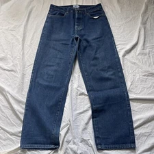 50s Montgomery Ward Power House Sanforized Jeans 32 X 30 Dark Denim