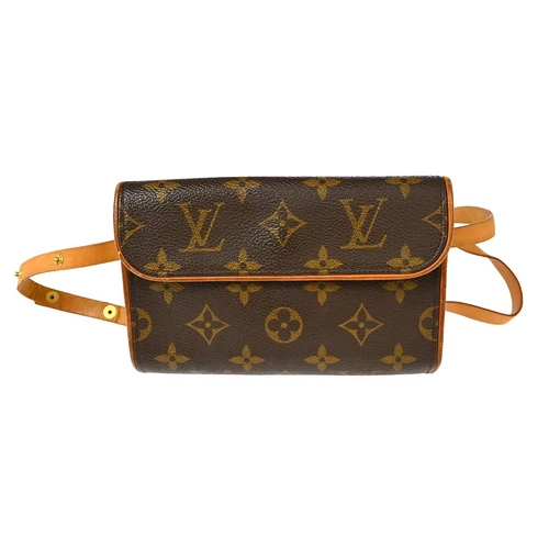 LOUIS VUITTON POCHETTE FLORENTINE BUM BAG #XS MONOGRAM FL0032 XX33515