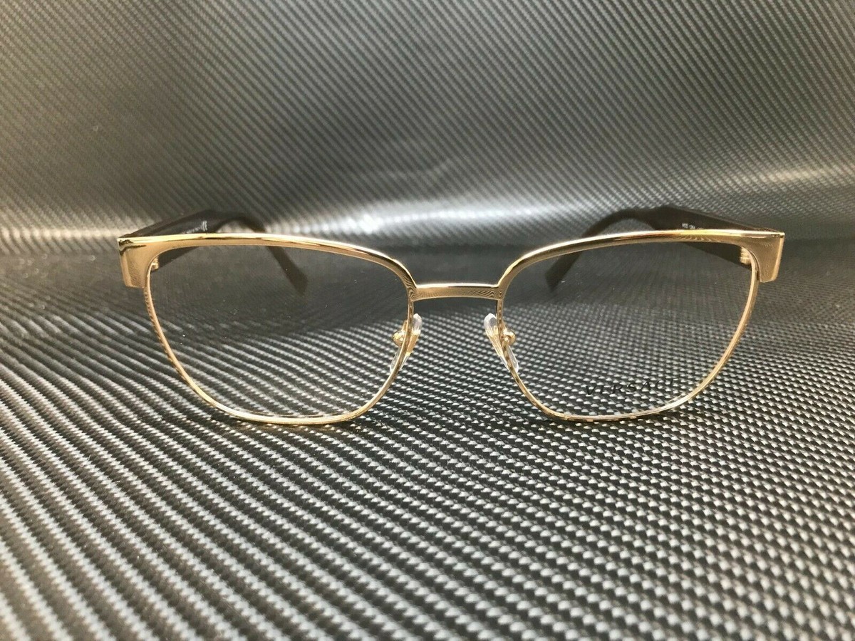 VERSACE VE1264 1460 Gold Square Men's Eyeglasses 54 mm | eBay