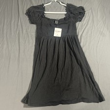 forever21 black short sleeved dress size small