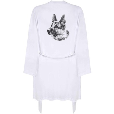 Morgenmantel / Kleid ''Deutscher Schäferhund Portrait'' für Erwachsene (RO056287)