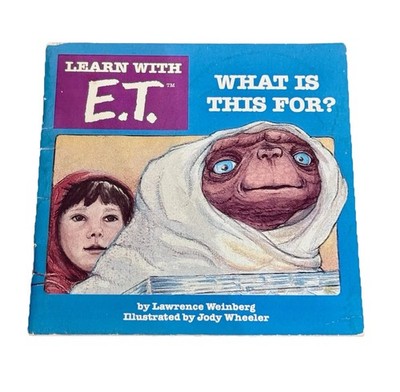 Vintage Learn With E.T. Board Book by Weinberg & Wheeler Little Simon