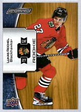 Lukas Reichel 2022-23 UD Engrained Oak Rookie /299 #188 Chicago Blackhawks