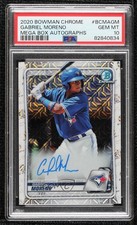 2020 Bowman Chrome Mega Box Mojo Gabriel Moreno #BCMA-GM PSA 10 GEM MT Auto 06z2