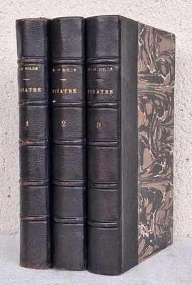 Oscar Wilde - Théâtre, T.1, 2, 3 (complet) - Trad. Savine - 1909, Stock - TBE - Photo 1/4