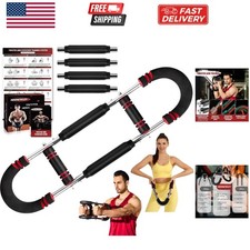 Twister Arm Trainer - Adjustable Chest Exerciser, 30-120 Lbs for Home Fitness