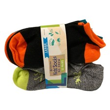 Member's Mark Boy's 10-Pack Fitted Heel Arch Support No Show Socks Medium 