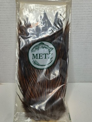 METZ Dark Brown Saddle Hackle Feathers Fly Tying Materials